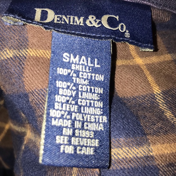 EUC Denim & Co. Toggle Coat Size S - Picture 5 of 5